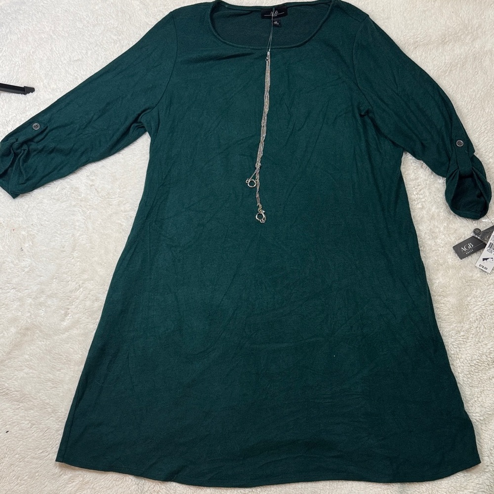 NWT AGB Green Dress